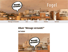 Tablet Screenshot of fogel.ch